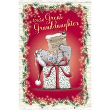 Great Granddaughter Me to You Bear Christmas Card Image Preview